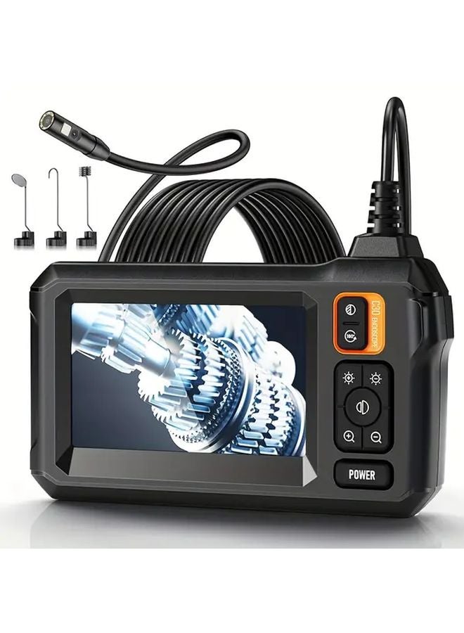 Inskam Industrial Borescope 4 3 Inch IPS Display Orange Dual Lens 39 37inch Cable - Image 3
