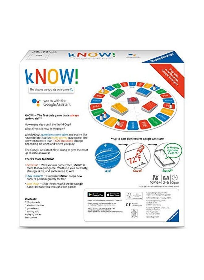 Ravensburger - Know Trivia Board Game For Age 10 & Up The Always Uptodate Quiz Game - Image 1