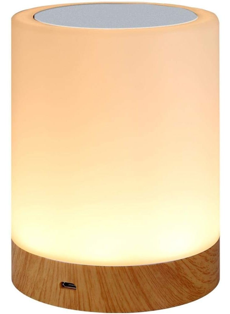 Womdee Night Light, Touch Lamp for Bedrooms Living Room Portable Table Bedside Lamps with Rechargeable Internal Battery Dimmable 2800K-3100K Warm White Light & Color Changing RGB - Image 1