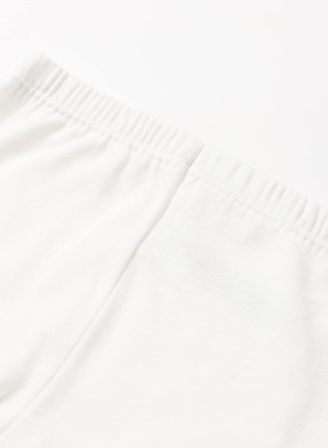 Petit Bateau سروال قطن للأطفال من بيتي باتو أبيض نمط A00UF مقاسات 3-36 شهر (مقاس 3 أشهر نمط A00UF أبيض) - Image 3