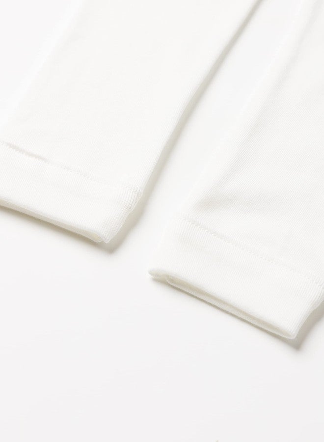 Petit Bateau سروال قطن للأطفال من بيتي باتو أبيض نمط A00UF مقاسات 3-36 شهر (مقاس 3 أشهر نمط A00UF أبيض) - Image 4