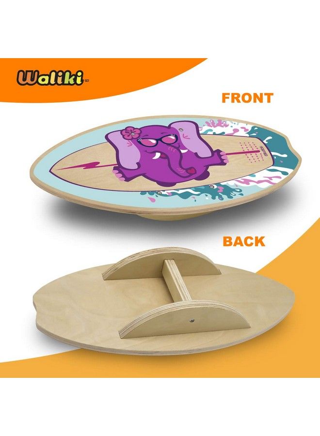 WALIKI Wood Balance Board ; Ages 3 8 ; Toddlers And Kids ; Pink - Image 5