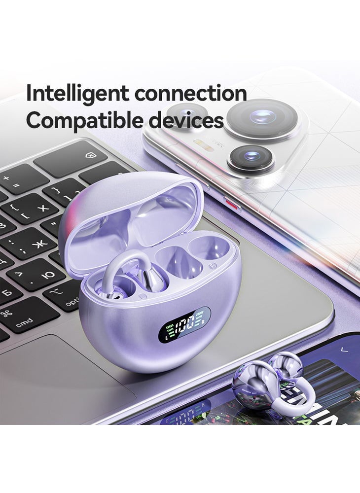 تشوميل سماعة رأس بلوتوث لاسلكية مثبتة على الأذن من برلين ساوند، سماعات أذن ذات توصيل عظمي في الهواء الطلق، عمر بطارية طويل - Image 4