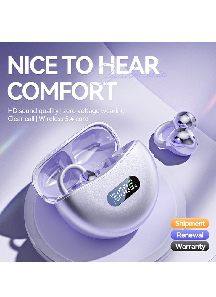 تشوميل سماعة رأس بلوتوث لاسلكية مثبتة على الأذن من برلين ساوند، سماعات أذن ذات توصيل عظمي في الهواء الطلق، عمر بطارية طويل - Image 2