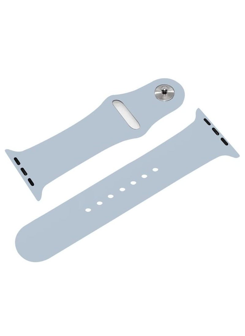 VITION - Sports Band for Apple Watch 44mm 44mm 42mm Soft Silicone Replacement Wrist Strap Compatible with iWatch Apple Watch Series 7/SE/6/5/4/3/2/1 Sky Blue - Image 1