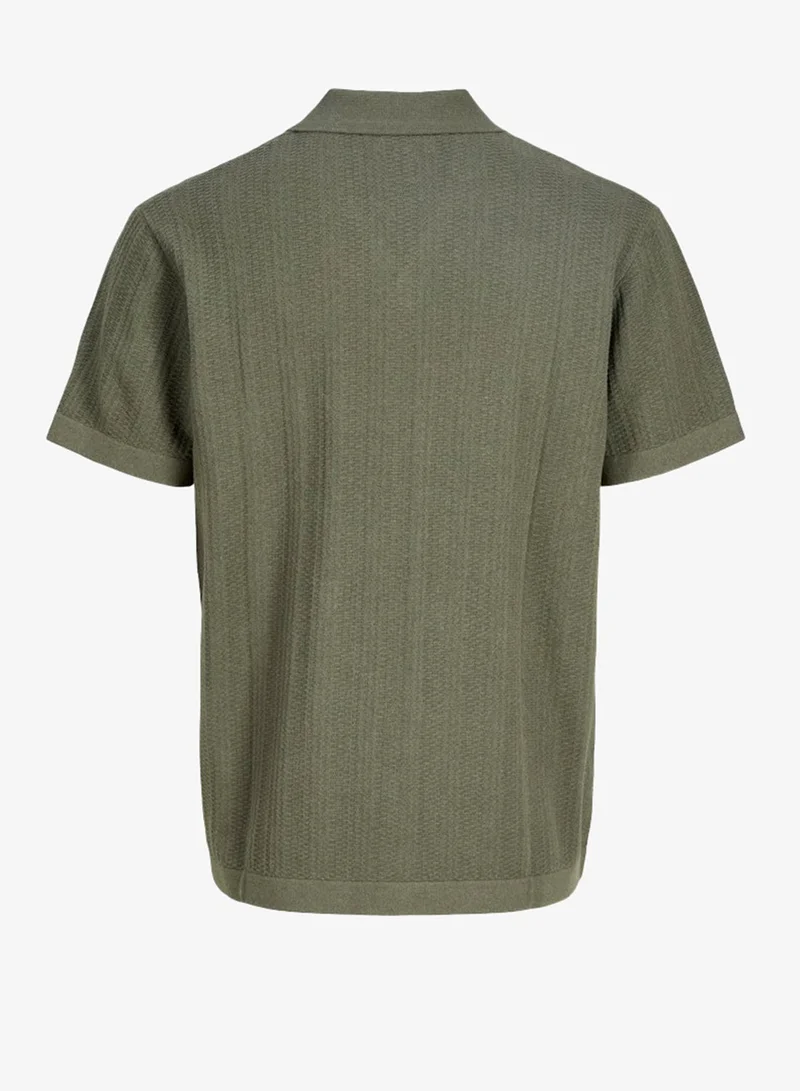 JJ Rebel  Casual Slim Fit Short Sleeve Resort Shirt for Men | Best Price UAE