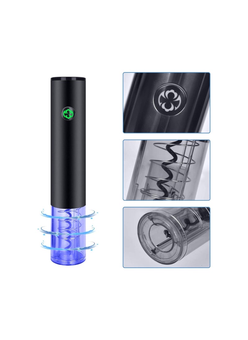 Generic - Touch Automatic Wine Opener Electric Wine Opener & Champagne Cork Automatic Electric Wine Bottle Corkscrew Opener with Foil Cutter USB Charging Cable Best Wine Gifts - Image 1
