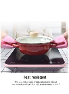 KASTWAVE Silicone Cooking Pinch Grips Oven Mitts Potholder, Heat Resistant Pinch Finger Protector for Kitchen Cooking Baking Microwave Cooking Pinch Grips Kitchen BBQ 2 Pairs  - Image 4