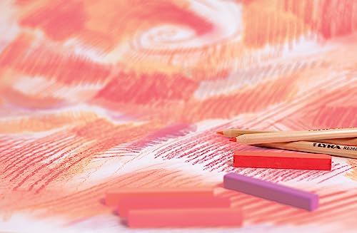 Lyra Polycrayons Soft Pastel Crayons - 12 Water Soluble Soft Pastels for Artists and Students - Highly Pigmented Lightfast Chalk Pastels for Vivid Tones and Colors and Broad or Fine Strokes - Image 5