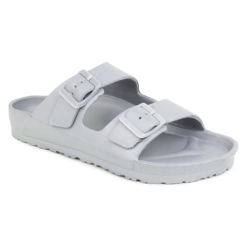 Hygear Men's Sharpy Light Grey Slippers_9 UK (HG-GE-1005) - Image 2