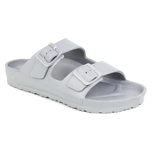 Hygear Men's Sharpy Light Grey Slippers_9 UK (HG-GE-1005) - Image 1
