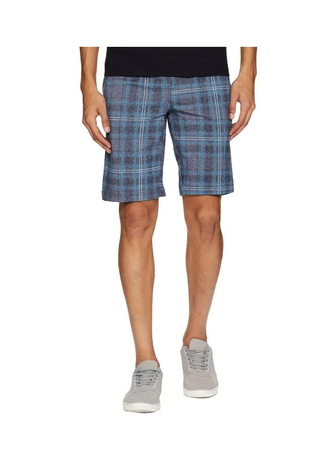 جوكي Jockey IM02 Men Tencel Micro Modal Cotton Elastane Stretch Regular Fit Checkered Sleep Shorts with Side Pockets