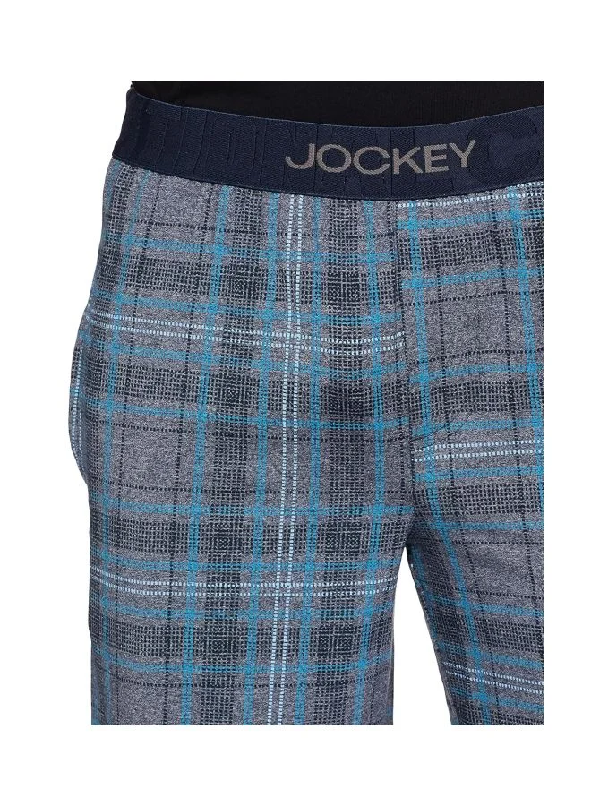 JOCKEY Jockey IM02 Men Tencel Micro Modal Cotton Elastane Stretch Regular Fit Checkered Sleep Shorts with Side Pockets