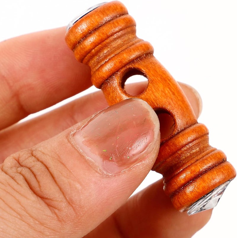 4pcs Wooden Coat Sewing Toggle Buttons Horn Style Decorative Clothing Closure Buttons for ’s Sweaters and Jackets Accessories - Image 4