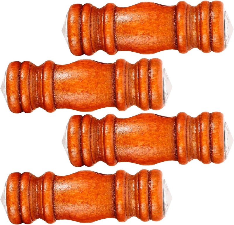 4pcs Wooden Coat Sewing Toggle Buttons Horn Style Decorative Clothing Closure Buttons for ’s Sweaters and Jackets Accessories - Image 1