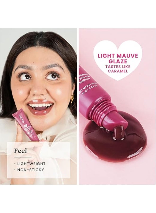 foxtale SPF 30 Brightening Lip Balm for Dark Lips with Peptides & Vitamin C | Prevents Pigmentation | Brightens & Hydrates Lips | Tinted Lip Balm -Light Mauve Glaze 12gm - Image 4