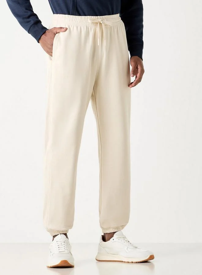 ADOT by Splash Textured Joggers with Pockets and Drawstring Closure