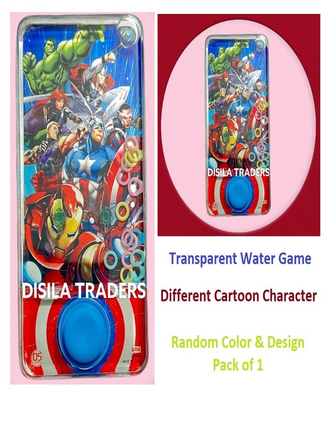DISILA Traders Present's Transparent Water Game for Kids. Ring Game, Handheld Game, Water Video Game for Kids. Water Console Handheld Game. (Color and Design May Vary - Pack of 1) - Image 5