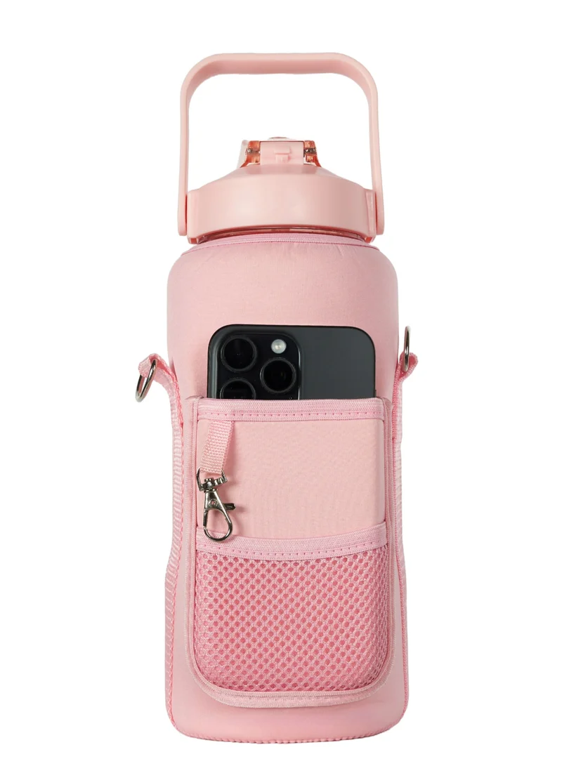Prickly Pear Pink Tracker 2L Water Bottle & Pink Pouch Bundle