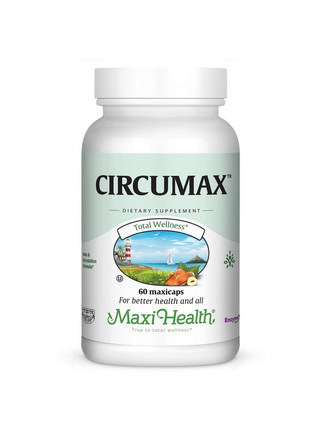 Maxi Health Circumax Supplement High Potency Vein And Circulation Formula 60 Capsules Kosher  - Image 2