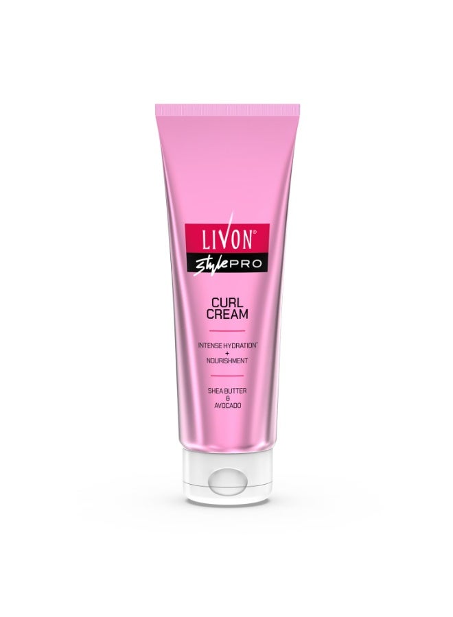 ليفون كريم ليفون ستايل برو كيرل للشعر المجعد والمتموج | كريم تحديد التجعد لترطيب وتغذية مكثفة | كريم يُترك على الشعر بزبدة الشيا والأفوكادو | ١٠٠ مل - Image 1