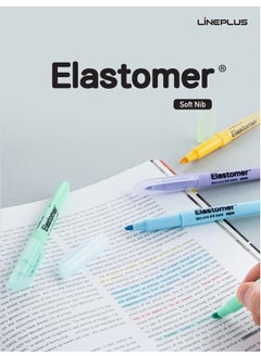 lineplus Elastomer Highlighter Pastel Colors Green  - Image 2