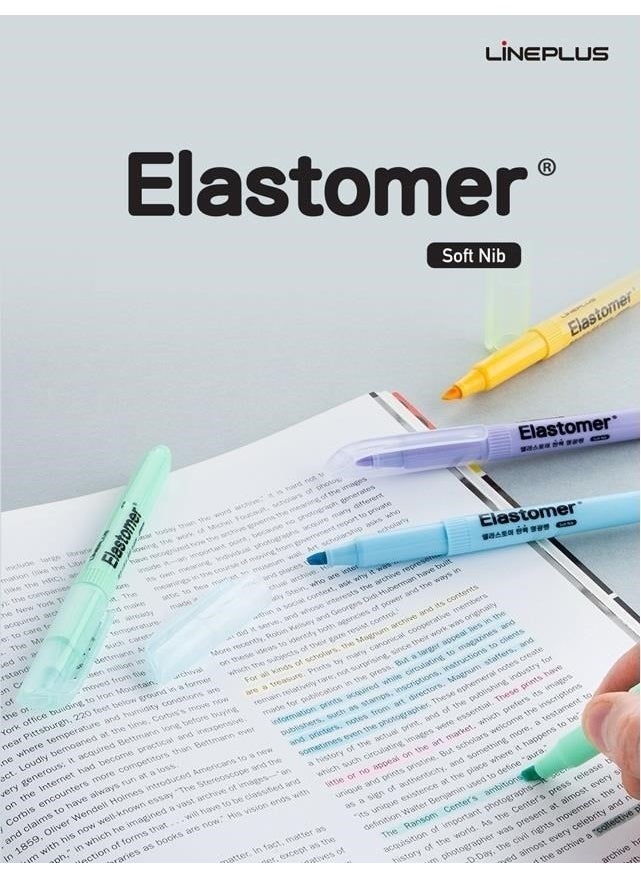 lineplus - Elastomer Highlighter Pastel Colors Green - Image 1