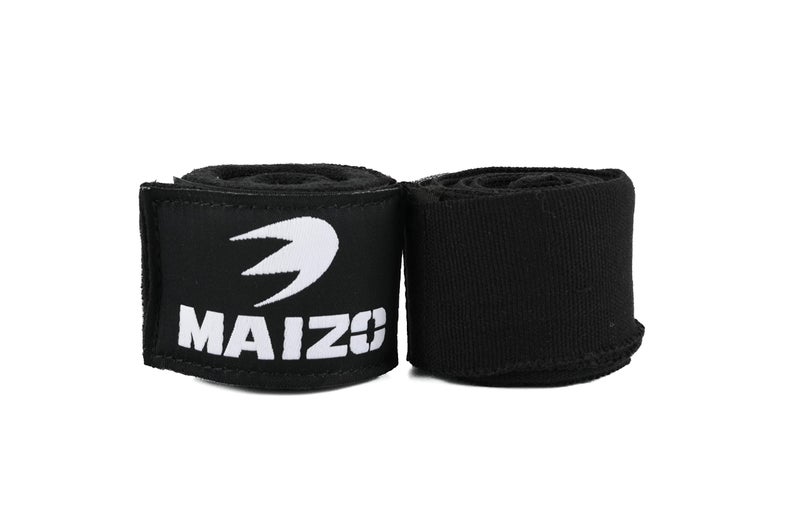 Maizo Stretchable Support Hand wrap, Workout/Boxing & Punching Great for MMA, Muay Thai, Martial Arts, Wrist Support for Adults (100, Black) - Image 3