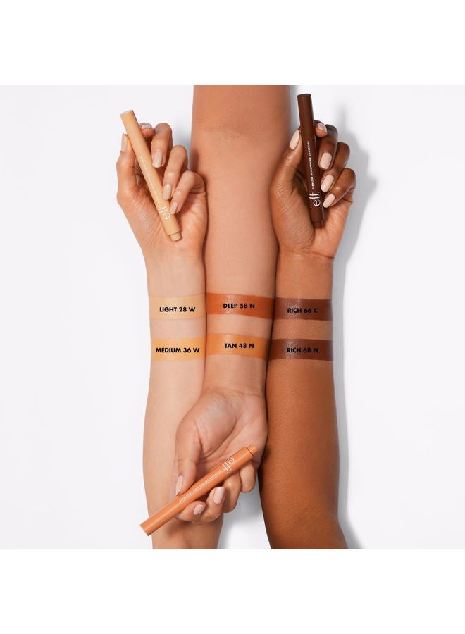 elf كونسيلر مضيء خالي من العيوب، مكياج وجه مضيء ومميز، يخفي دوائر تحت العين الداكنة، غنية 66 ج، 0.07 أونصة سائلة - Image 3