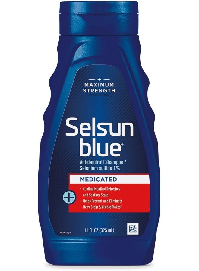 Selsun blue Dandruff Shampoo Medicated - 11 Fl Oz - Image 1