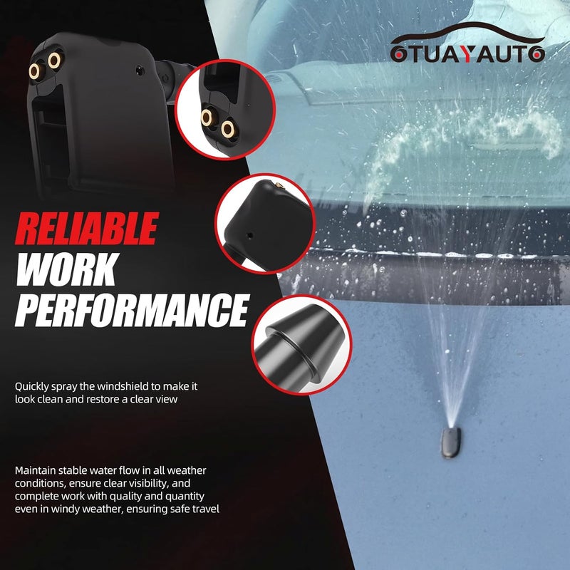 OTUAYAUTO Adjustable Front Windshield Washer Wiper Nozzle Replacement for Dodge and Mercedes Sprinter Freightliner Van RV Truck Volkswagen 47191/68017440AA - Image 5