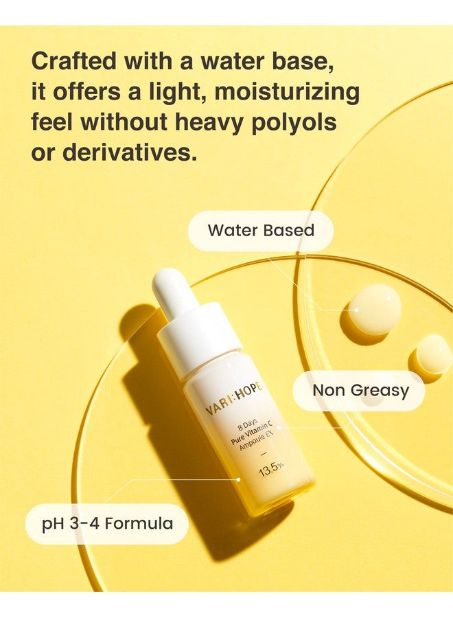 VARIHOPE 8 Days Vitamin C Serum (0.5Oz) Reduce Hyperpigmentation & Dark Spot With Pure Face Ampoule. Korean Brightening Glowing Skin Care. - Image 5
