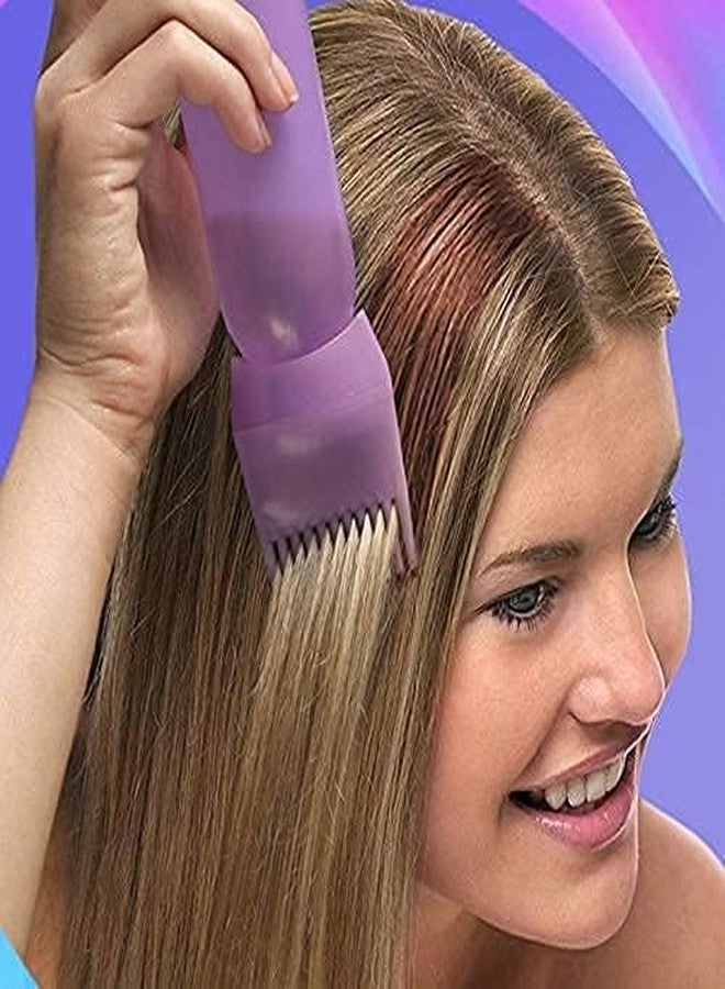 OXGO 2-in-1 Hair Oil and Dye Applicator Bottles - Plastic Squeeze Bottles with Built-in Brush for Smooth, Even Application - Ideal for Hair Care, Coloring, and Scalp Nourishment (PACK OF 2) - Image 4