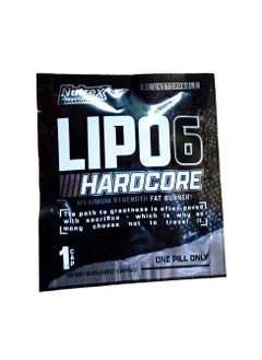 Nutrex Lipo-6 Hardcore Maximum Fat Burner, 1 Capsules