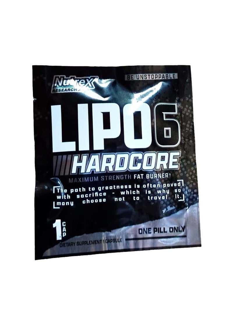Nutrex Research - Nutrex Lipo-6 Hardcore Maximum Fat Burner, 1 Capsules - Image 1