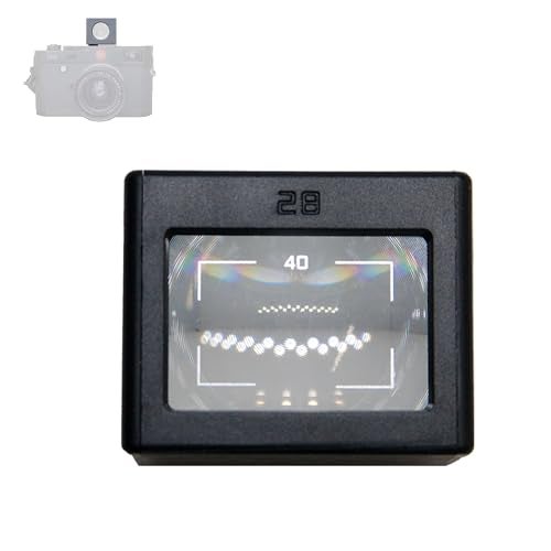 SZZCNOX Camera External Optical Waist Level Viewfinder, 28mm Optical Waist-Level Viewfinder, with 35/50 Frame or 40 Frame, Boot Foot Left - Right Offset Adjustable (28mm(40 Frame)) - Image 1