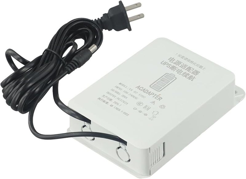 6000MA Mini UPS Battery Backup DC 12V 2A Uninterruptible Rainproof Power Supply - Image 1