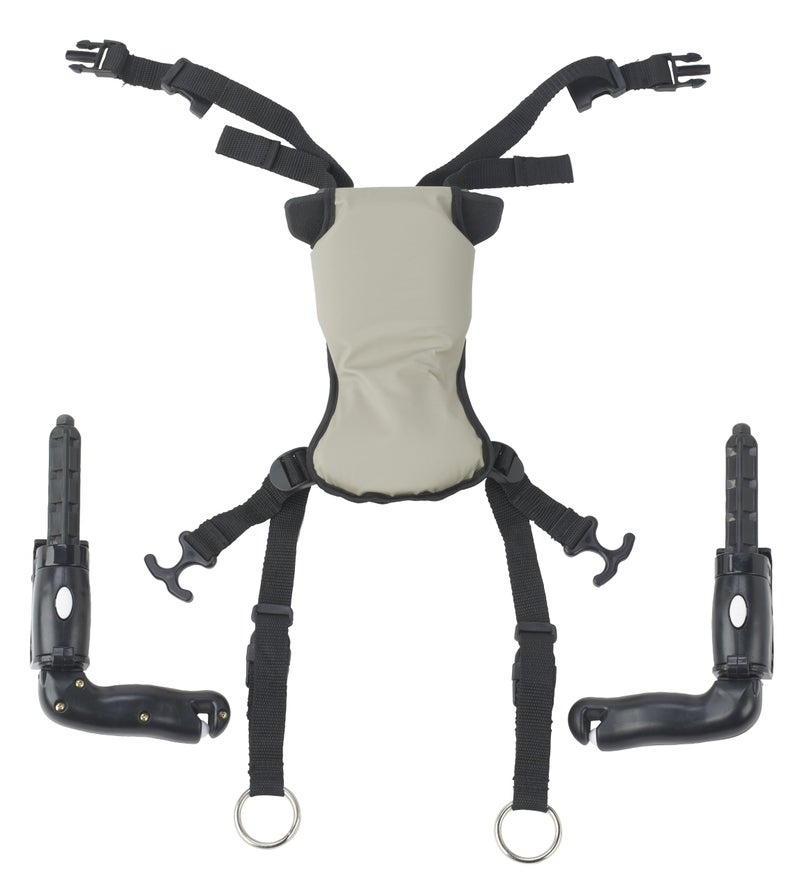 Wenzelite Inspired by Drive Trekker Gait Trainer Hip Positioner and Pad, Small, Black - Image 4