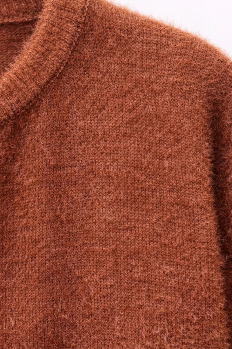 ميكسراي Mixray Oversized Jacquard Button Cardigan