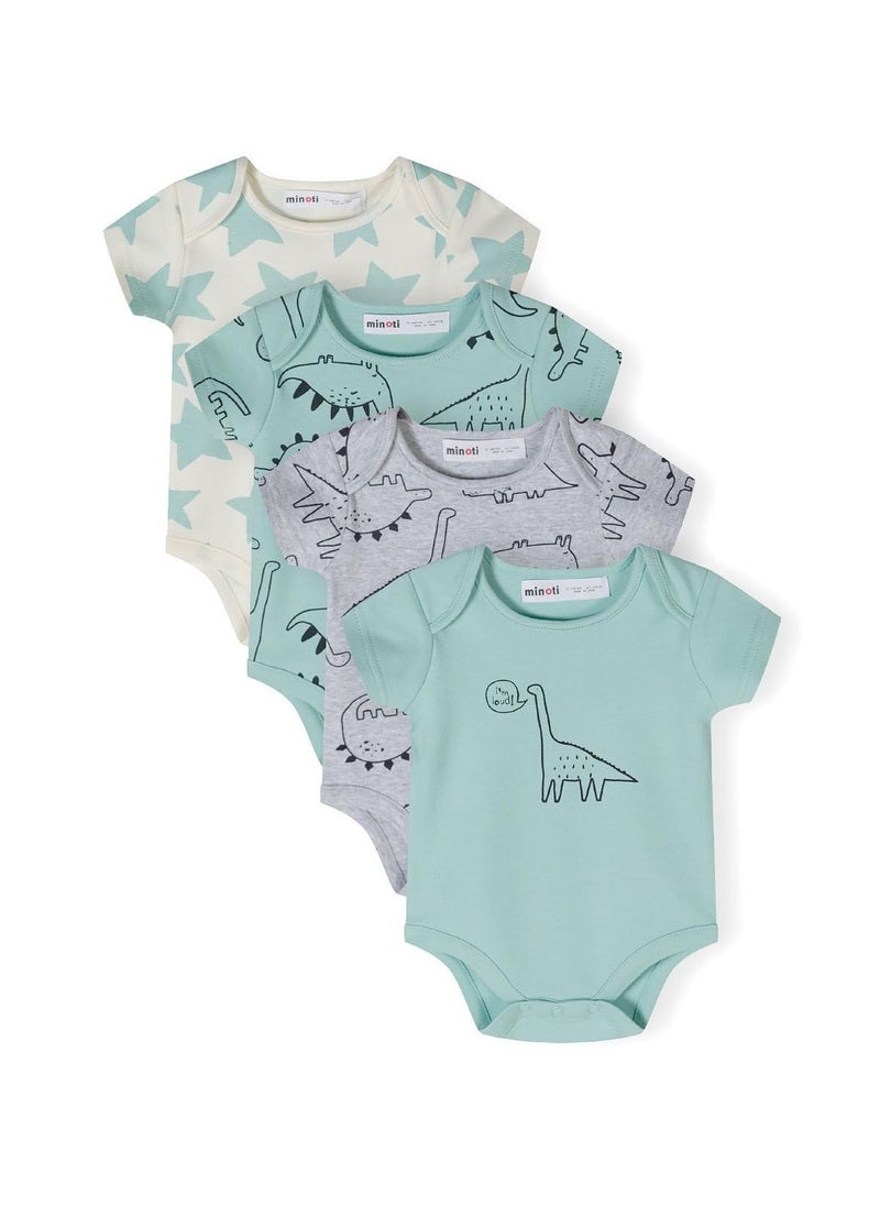 مينوتي طقم من 4 بودي أطفال بأكمام قصيرة - Image 1