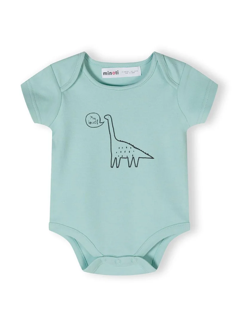 MINOTI 4-Pack Short Sleeve Baby Bodysuits