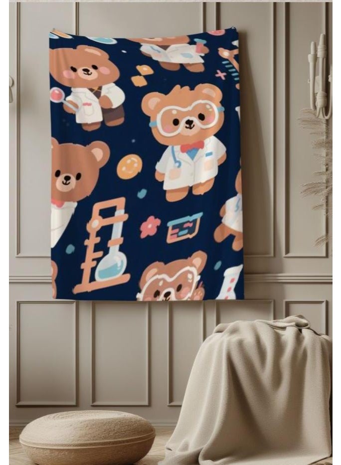 general Children's or student cartoon flannel thin blanket (warm and comfortable, suitable for sleep, games) 100cm*150cm - Image 3