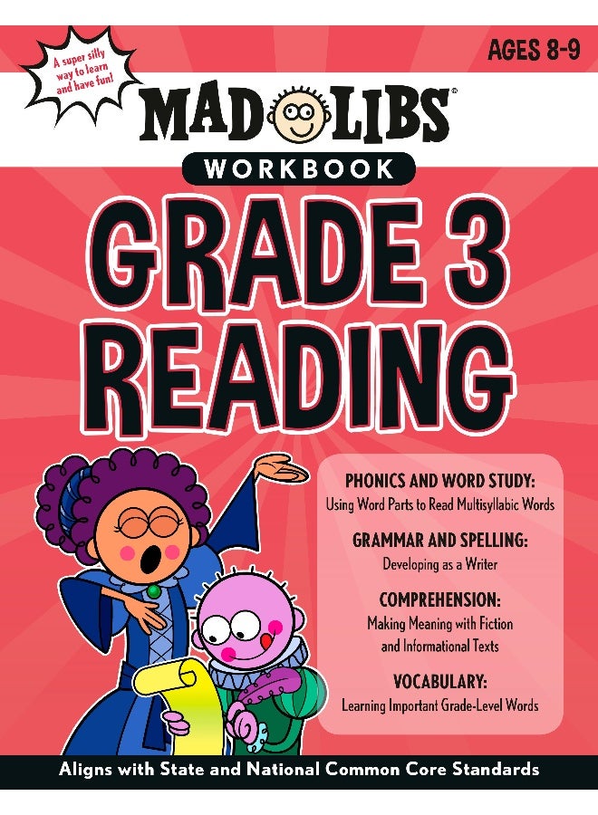Mad Libs Workbook: Grade 3 Reading: Aligns with State and National Common Core Standards - Image 2