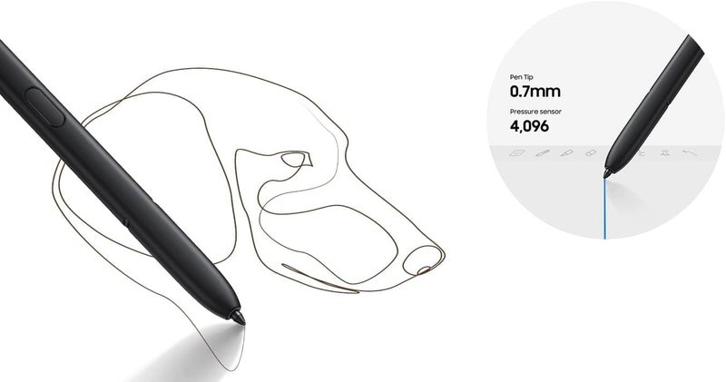 Qenw Galaxy S24 Ultra S Pen Replacement (Without-Bluetooth) for Samsung Galaxy S24 Ultra 5G, Touch Stylus Pen (Dark Gray*2) - Image 4
