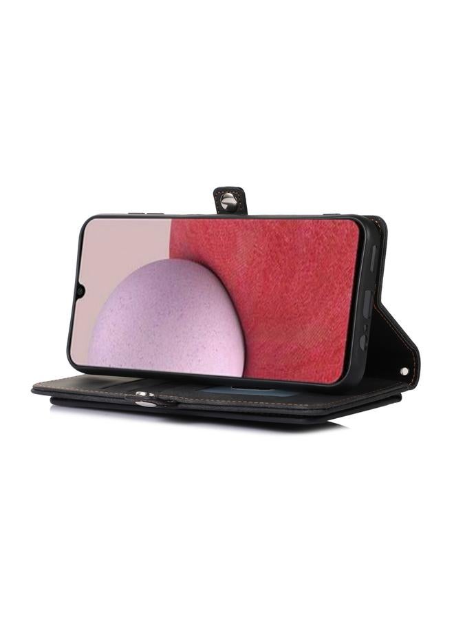 اس-توب جراب لهاتف Samsung Galaxy A14 5G مزود بسحاب وفتحة للبطاقات ومحفظة جلدية - Image 5