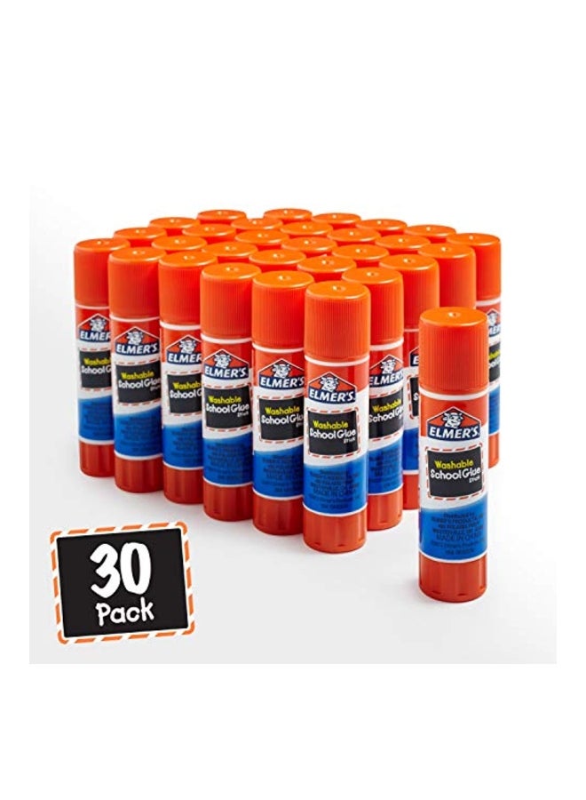 Elmer's All Purpose School Glue Sticks, Acid-Free and Washable, Clear, 7 Grams, 30 Count - Craft Projects, Poster, Vision Board, Classroom Supplies, #1 Teacher Brand - Image 3