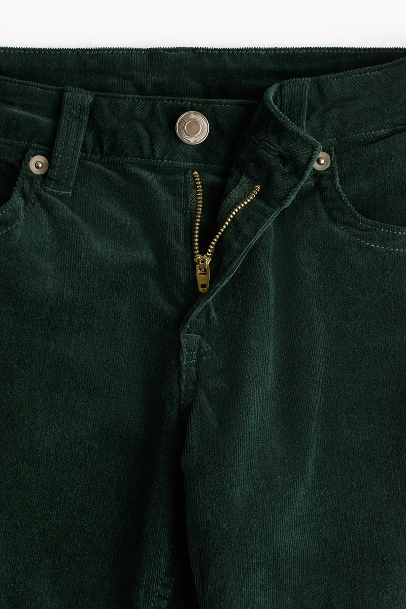 H&M Flared corduroy trousers