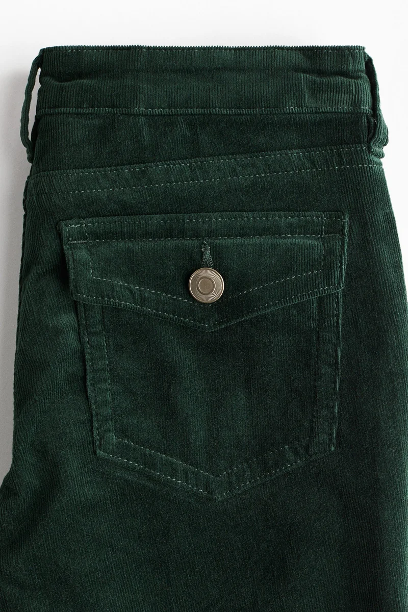 H&M Flared corduroy trousers