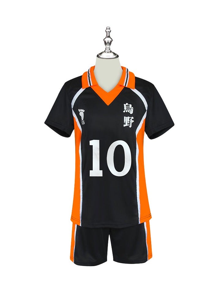 Generic - 2 Piece Set Haikyuu Costumes Volleyball Teenager Suit Cosplay Sports Training Suit - Image 1