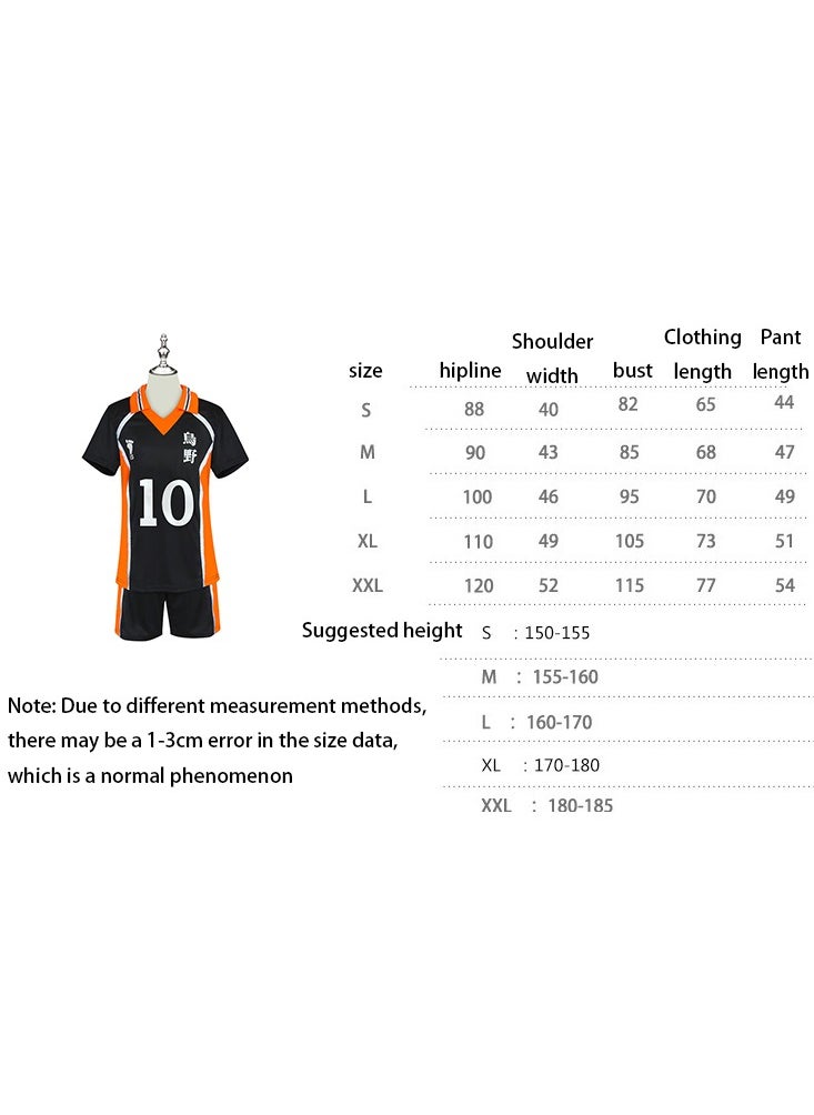 Generic - 2 Piece Set Haikyuu Costumes Volleyball Teenager Suit Cosplay Sports Training Suit - Image 1